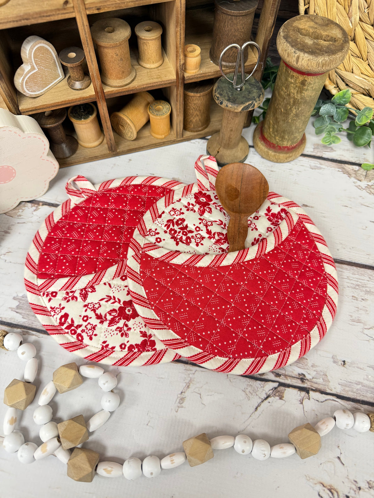 Potholder Parade Quilt Kit Using Fabrics Hand Picked By Primrose Cottage