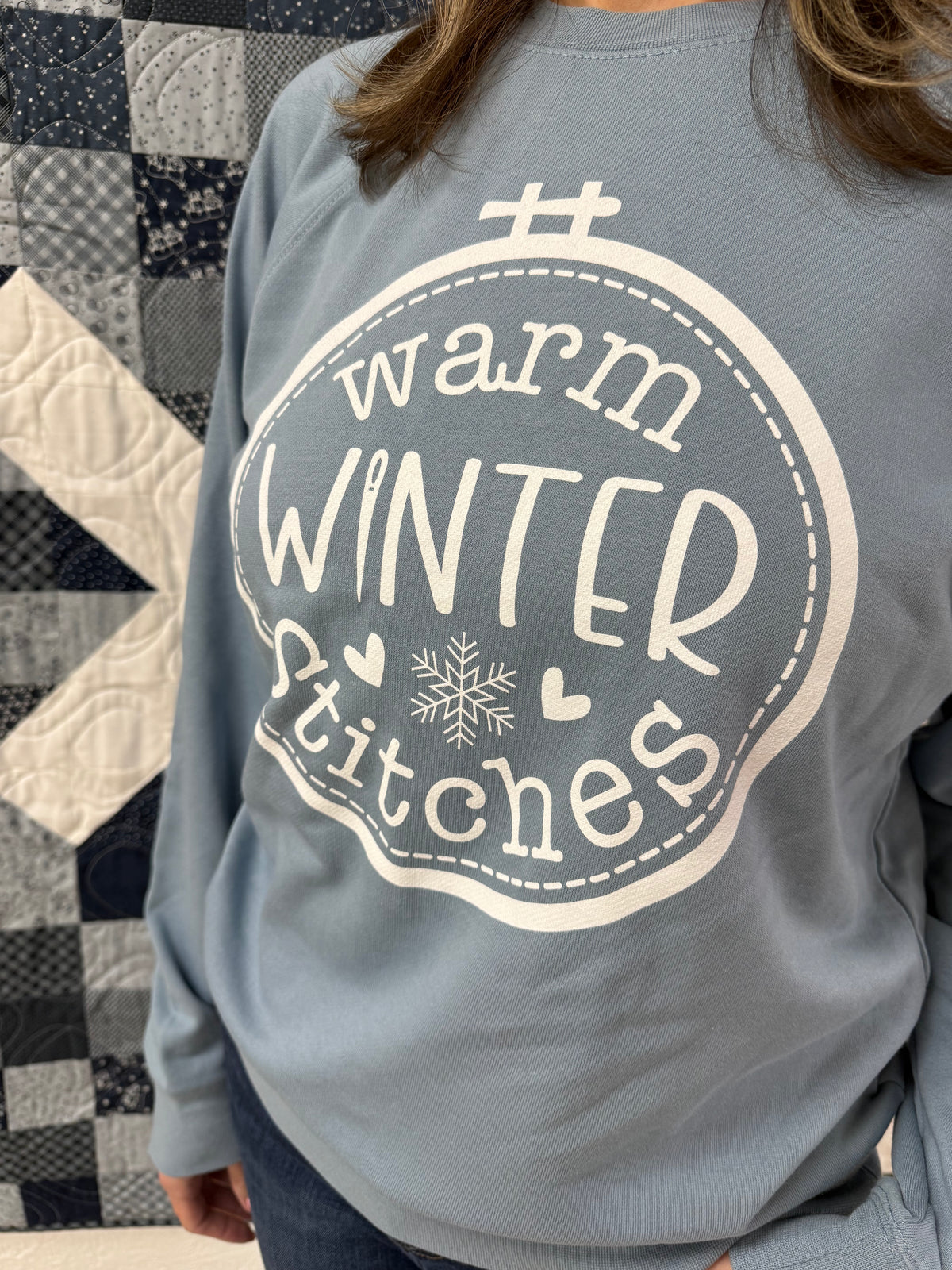 PRE-ORDER: Primrose Cottage Exclusive Unisex "Warm Winter Stitches" Sweatshirt -  Sizes XS - 3XL (Do NOT add any other items to this order!)