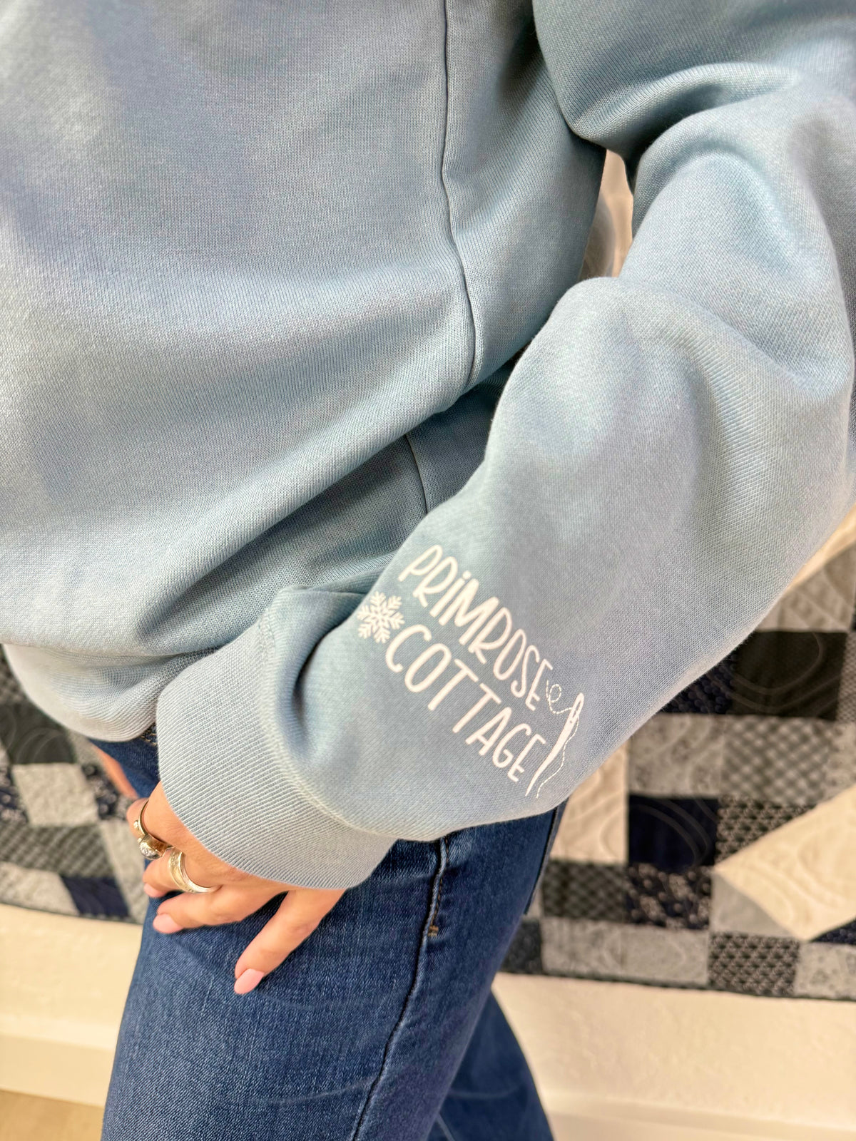 PRE-ORDER: Primrose Cottage Exclusive Unisex "Warm Winter Stitches" Sweatshirt -  Sizes XS - 3XL (Do NOT add any other items to this order!)