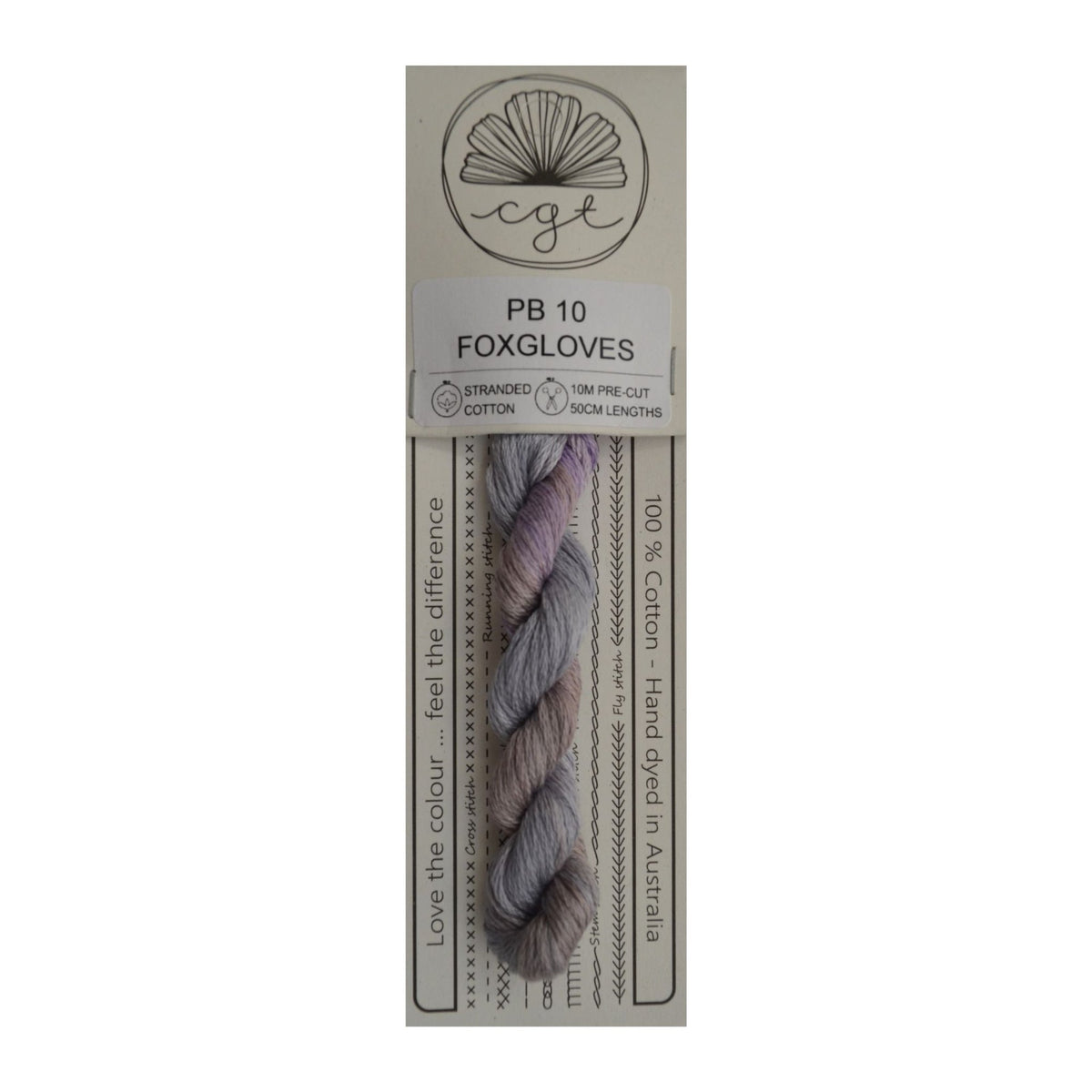 Foxgloves Stranded - Cottage Garden Threads Cotton Floss #PB10