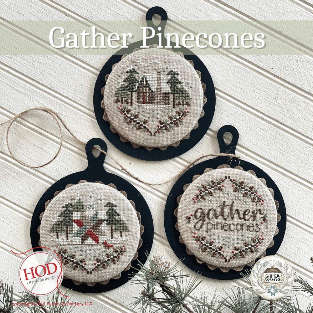 Gather Pinecones by Hands on Design - Paper Pattern