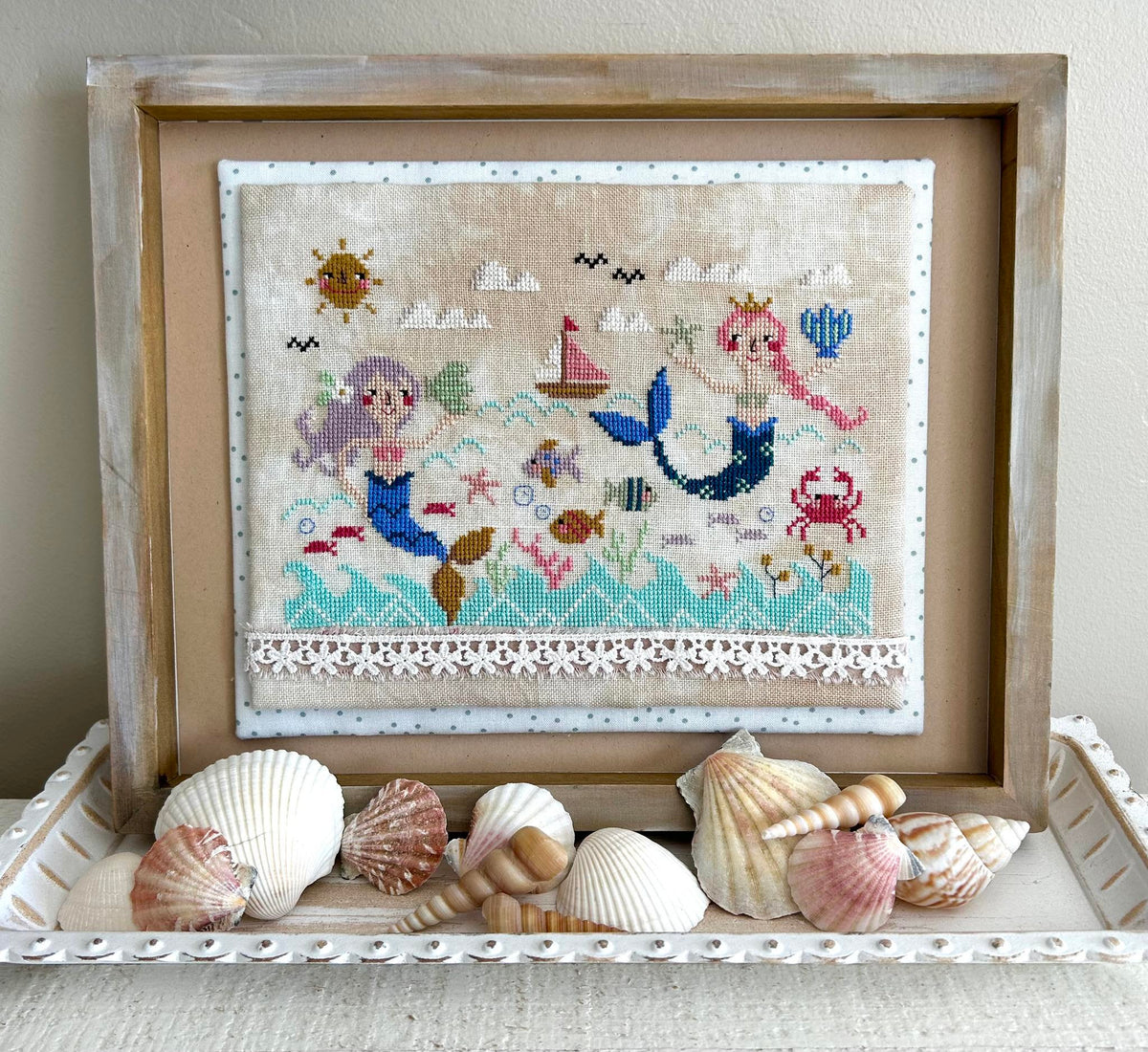 Pre-Order - Take Me To The Sea Cross Stitch by Emily Call Stitching - Paper Pattern