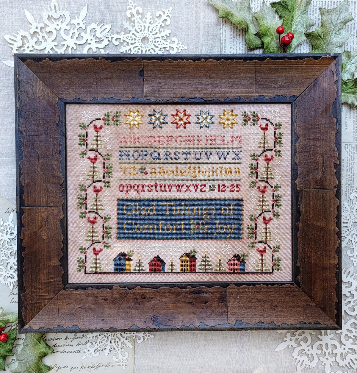 Comfort & Joy Cross Stitch by Hello from Liz Mathews - Paper Pattern