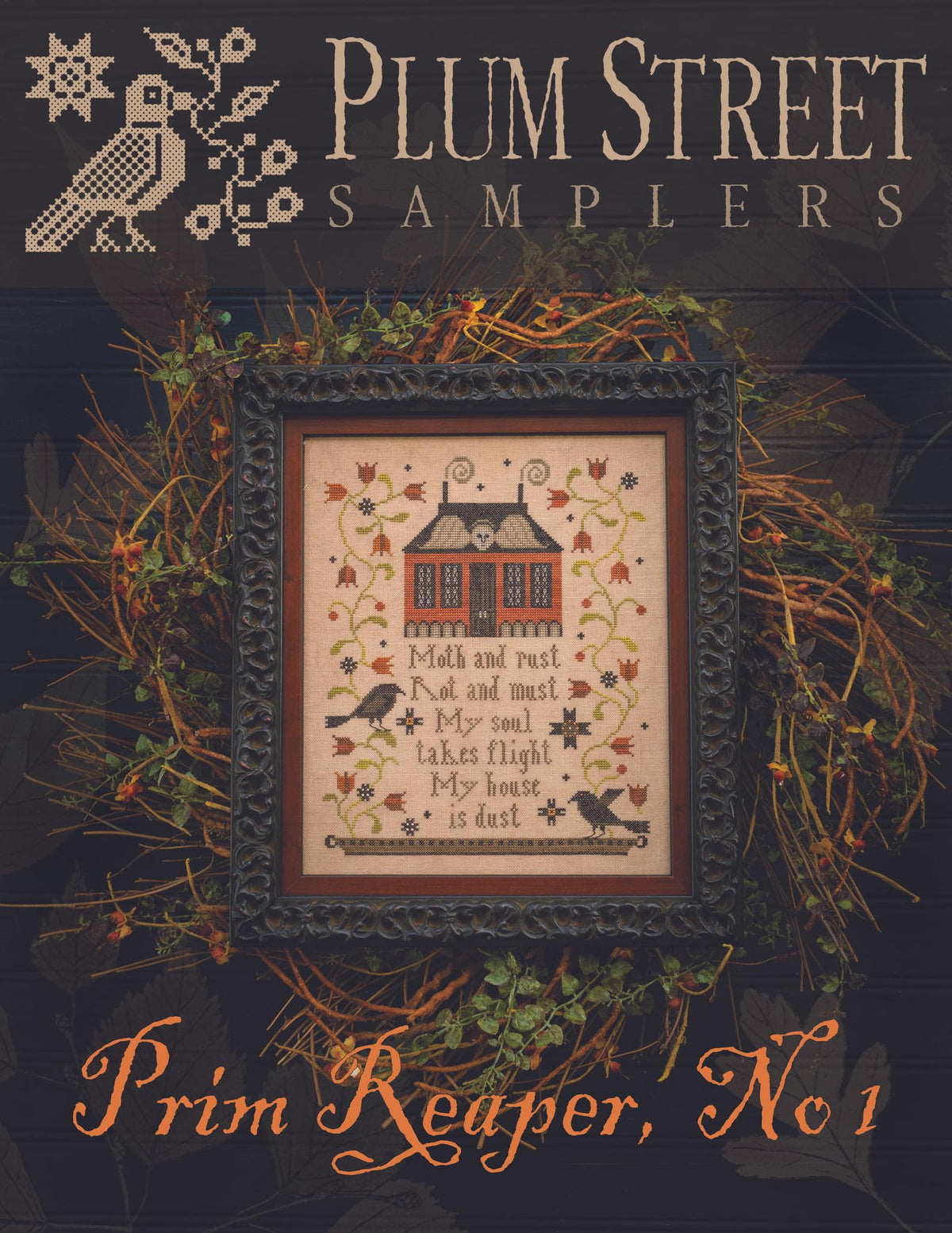 Prim Reaper No.1 Cross Stitch by Plum Street Sampler - Paper Pattern