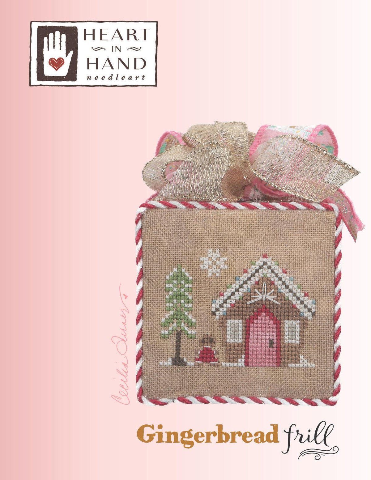 Gingerbread Frill Cross Stitch by Heart in Hand Needleart - Paper Pattern