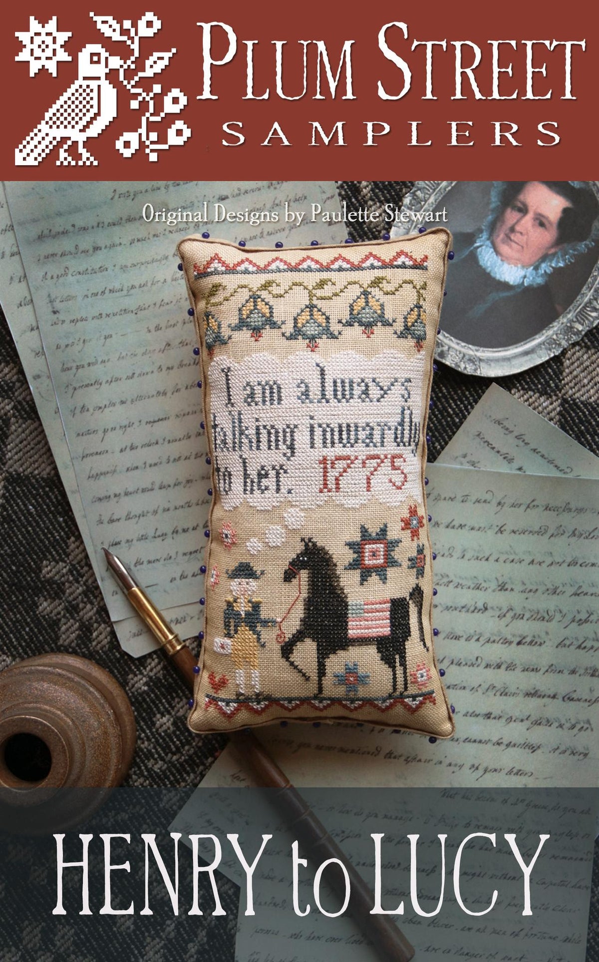 Henry to Lucy Cross Stitch by Plum Street Sampler - Paper Pattern