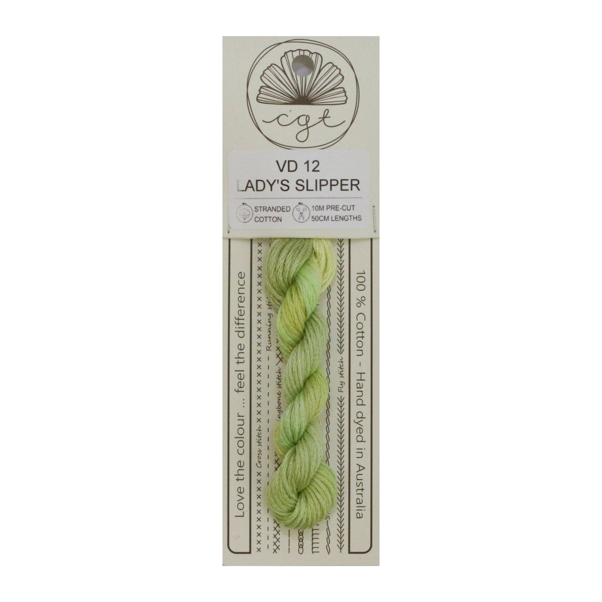 Lady&#39;s Slipper Stranded - Cottage Garden Threads Cotton Floss #VD12
