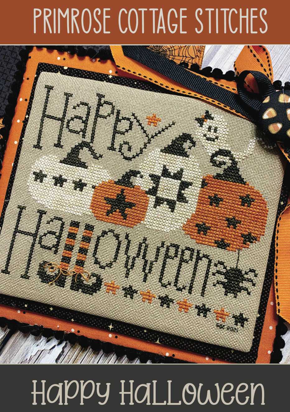 Halloween alphabet cross stitch sampler, spiders, fashion witches, finished, completed