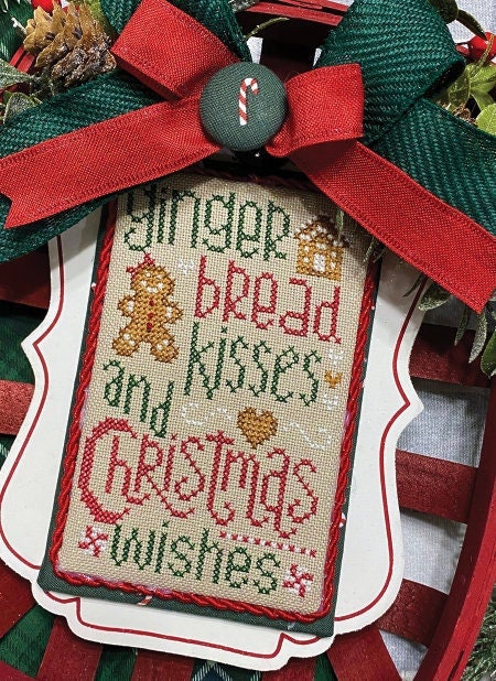 Christmas Wishes  by Lindsey Weight of Primrose Cottage Stitches PAPER Pattern PCS-038