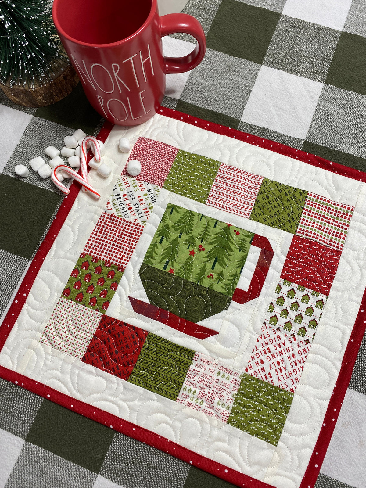 M is for Mug (Lindsey&#39;s Alphabet Series) by Lindsey Weight of Primrose Cottage Quilts - Quilt PDF Pattern