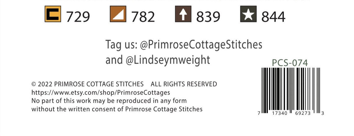 September Nine Patch (Lindsey&#39;s Nine Patch Series) by Lindsey Weight of Primrose Cottage Stitches - PDF Pattern